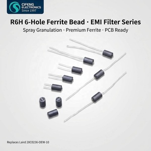 Filtro EMI <span class=keywords><strong>de</strong></span> ferrita <span class=keywords><strong>de</strong></span> seis orificios con bobinado <span class=keywords><strong>de</strong></span> alambre <span class=keywords><strong>de</strong></span> Ni-Zn, tipo DIP vertical, para PCBA, <span class=keywords><strong>serie</strong></span> <span class=keywords><strong>de</strong></span> filtros EMI personalizados <span class=keywords><strong>de</strong></span> múltiples orificios, granulación por pulverización premium - Product Image 2