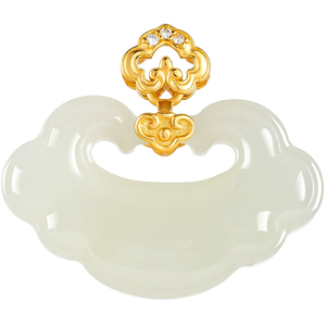 Pendentif Magicruyi en jade blanc - Véritable argent S925 serti de jade naturel - Pour hommes et femmes - Assure la sécurité - Product Image 4