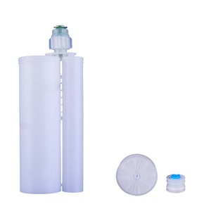 400ml 4:1 C Style <strong>2K</strong> <strong>Syringe</strong> Barrel Two Components <strong>Syringes</strong> 400cc for AB Adhesive Dispensing PP/PE ISO/GS Certified High Safety - Product Image 1