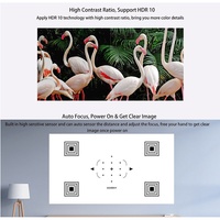 Proyector HaoMing Original Mijia Young 2s Full HD 1080p MAX 4k Portátil DLP Mini Beamer con Android Inalámbrico Wifi 3D