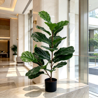 Meilleures ventes de décorations de mariage en gros, arbres artificiels, faux ficus lyrata, cadeaux pour la fête des mères, arrangements floraux, décoration de chambre