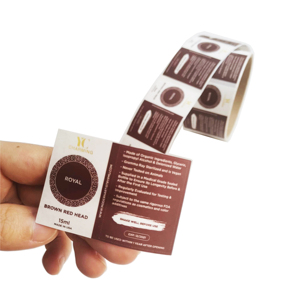 Producto personalizado privado pegatinas redondas personalizadas papel vinilo adhesivo impermeable etiqueta impresión logo pegatina - Product Image 5