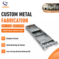 Kundenspezifische OEM-Blechbearbeitung Verzinkte Stahlstanzung und -biegung für 1U 2U OCP Server Blade Sled Tray