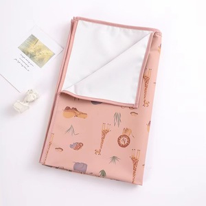 Natucare <span class=keywords><strong>tapis</strong></span> <span class=keywords><strong>de</strong></span> <span class=keywords><strong>voyage</strong></span> imprimé personnalisé en PU anti-roulis pour bébé portable étanche pliable - Product Image 4