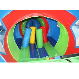 Piste de train gonflable géante de 10 m - Parcours d'obstacles gonflable commercial pour événements, écoles et locations de fêtes - Product Image 6