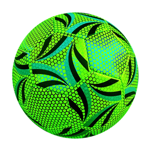 2025 KHASON modèle 6531 vente directe d'usine qualité lumineux PU ballon de football holographique lueur dans le noir taille 5 entraînement Durable - Product Image 1