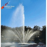 Spectacle de fontaines optimales pour piscine, fontaine solaire extérieure de grande taille pour lac