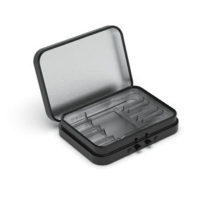 Nueva caja de cigarrillos de cuero y Metal delgada automática portátil Retro personalizada para fumar caja de cigarrillos de hojalata de Metal al por mayor - Product Image 1