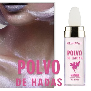 MOPOYAT Glitter powder highlight se puede utilizar para el vello facial antiadherente y fácil <span class=keywords><strong>de</strong></span> limpiar 10g - Product Image 6