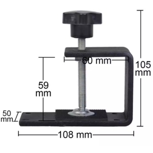 Pince de fixation C pour bureau, support réglable en métal pour le travail du bois, pour table et établi - Product Image 1