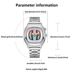 นาฬิกาข้อมือผู้ชายสไตล์เรโทร Y2K มิลเลนเนียม นาฬิกาควอตซ์ กันน้ำ 30 เมตร สแตนเลสคุณภาพสูง - Product Image 2