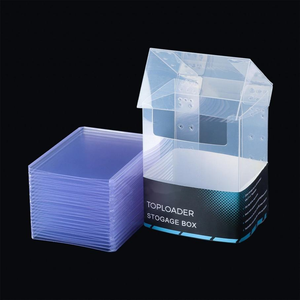 Caja de Almacenamiento Transparente de Plástico para Tarjetas, Gran Capacidad, Esquinas Cuadradas - Product Image 5