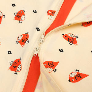 Printemps-Automne Nouveau Bébé Barboteuse Mignon Super Infantile Vêtements Tricotés Survêtement Fermeture Éclair Imprimé Bambou Combinaison pour Nouveau-nés Décontracté - Product Image 4