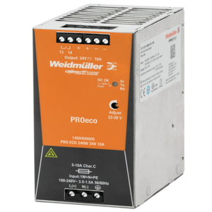 وحدة تزويد طاقة PLC جديدة تمامًا طراز <span class=keywords><strong>PRO</strong></span> ECO بقدرة 240 واط و24 فولت و10 أمبير 1469490000 منتج أتمتة صناعية * أفضل قيمة - Product Image 1