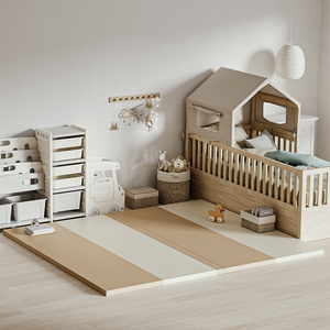 रेंगने बच्चे फोम गेमिंग गतिविधि बच्चे Xpe खेलने मैट बच्चों मंजिल खेलने मैट कस्टम कालीन इनडोर तह 4.5 cm पु मैट - Product Image 1