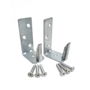 VUÔNG 4*4 góc Kim Loại hỗ trợ gắn khung cho hàng rào gỗ bài viết và bê tông - Product Image 2