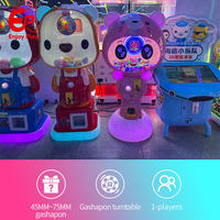 Machine à capsules électronique avec éclairage LED, pour capsules de 45-75 mm, idéale pour les centres commerciaux