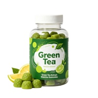 Super Green Gummies : Complément Quotidien de Gommes au Thé Vert avec Grenade, Épinard, Brocoli, Racine de Betterave, Matcha et Thé Vert