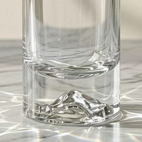 Flacon de parfum en verre de 50 ml avec impression personnalisée, bouchon cylindrique chromé poli, vaporisateur atomiseur, coffret cadeau haut de gamme