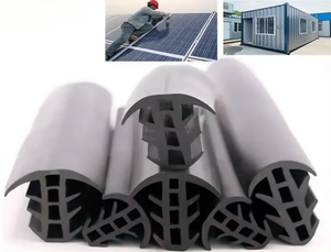 T-hình năng lượng mặt trời PV tấm chống lão hóa không ướt chống nắng EPDM PVC Dải nhiều kích cỡ rainproof khoảng cách niêm phong con dấu cao su - Product Image 6