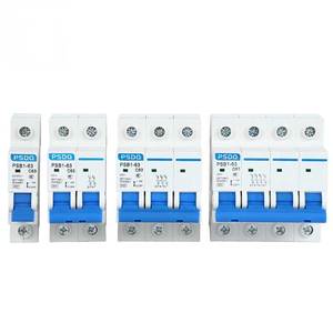 Автоматический выключатель MCB 2P DC, характеристика BCD, сертификат CE, сила разрыва 6 кА, защита Li, для промышленного и бытового использования - Product Image 5