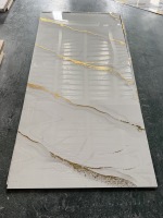 Feuille de PVC imitation marbre, alternative au marbre, légère, flexible, imperméable, nettoyage facile, en rouleau