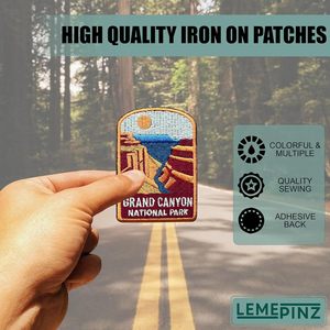 Grand Canyon National Park Embroidery <b>Patch</b> 3 Inches Iron <b>On</b> <b>Sew</b> <b>On</b> Travel Applique <b>Patch</b> - Product Image 5