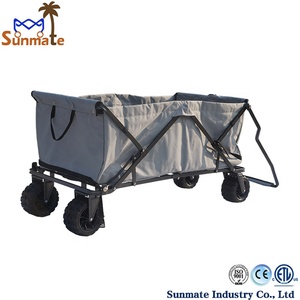 आउटडोर उपयोग बड़े आकार के पालतू कुत्ते स्टालर यात्रा ट्रॉली वाहक फोल्डिंग वैगन एक टुकड़ा खरीदारी कार्ट्स ओम स्टेनलेस स्टील 80 किलो - Product Image 2