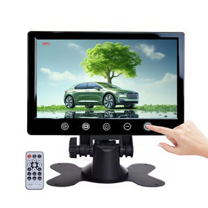 Moniteur de voiture tactile HD 7 pouces avec entrée <span class=keywords><strong>vidéo</strong></span> 2 canaux pour caméra de recul, lecteur MP5 et moniteur TFT LCD d'appui-tête pour vidéosurveillance - Product Image 1