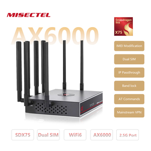 ขายดีเราเตอร์ M60K63 5G เราเตอร์ <span class=keywords><strong>Wifi6</strong></span> <span class=keywords><strong>AX6000</strong></span>ที่มีช่องใส่ซิมการ์ดคู่พัดลมระบายความร้อนเราเตอร์ IMEI 5g - Product Image 3