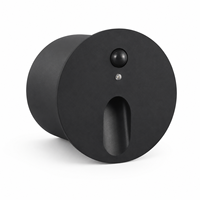 Lampe murale LED pour escaliers intérieurs, en aluminium, 3W, 220V, 3000K/4000K/6000K, IP54, étanche, avec détecteur de mouvement