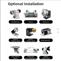 Marqueur laser à fibre JPT MOPA M7 + accessoire rotatif |   Machine de gravure personnalisée pour gobelets à café, stylos et bagues