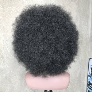 Cabeza de Maniquí con Cabello Afro Rizado 100% Humano, con Hombros, para Prácticas de Peluquería, Trenzado y Peinado - Product Image 3