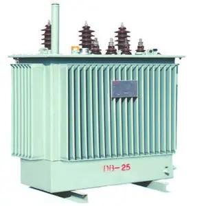 Transformateur abaisseur de distribution de la série S11-M Changeur de robinet hors circuit en métal triphasé à double enroulement 20KV 500 pour une utilisation électrique