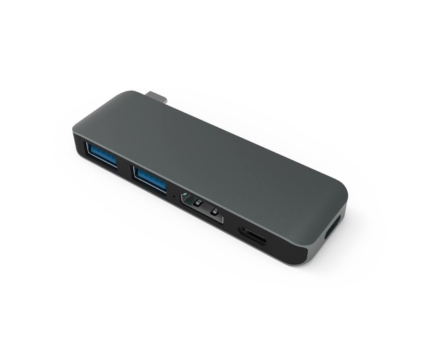 High Quality 5 in 1 USB C Hub Direct Plug HDMI 2.0 4K 60Hz USB 3.0 2 Port 100W PD Type C Adapter for MacBook Laptop