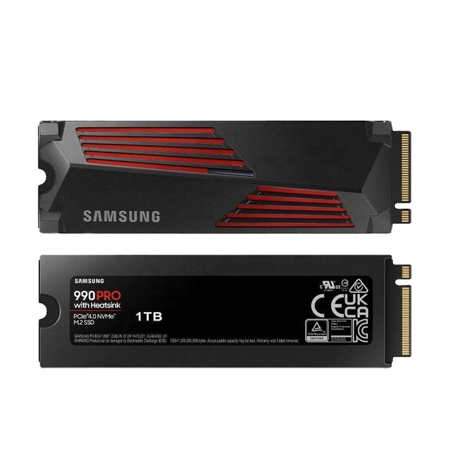 High Speed SAMSUNGS 990 PRO with Heatsink SSD 1TB 2TB PCIe 4.0 M.2 Internal Solid State Hard Drive