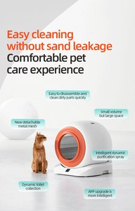 Ứng Dụng Điều Khiển Thêm Lớn Tự Động Mèo Hộp Thông Minh Tự Làm Sạch Mèo Nhà Vệ Sinh Cho Nhiều Mèo Dễ Dàng Làm Sạch - Product Image 3