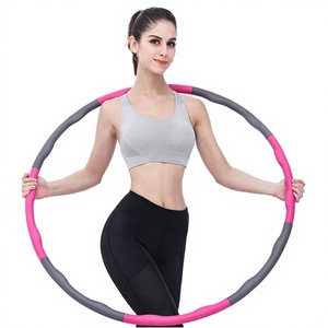 <span class=keywords><strong>Hula</strong></span> <span class=keywords><strong>Hoop</strong></span> Desmontable con Espuma, para Masaje y Realce de Busto, Moldeado por Soplado, para Fitness, Hermoso, en Stock del Fabricante - Product Image 1