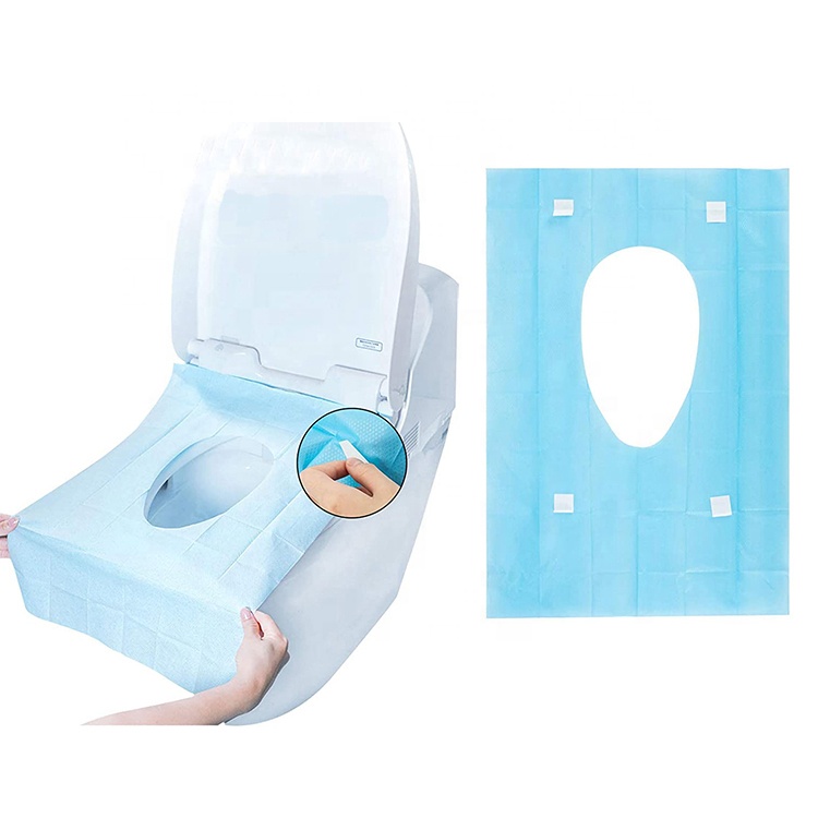 Гигиеничная Водонепроницаемая одноразовая накладка на сиденье унитаза из полиэтиленовой пленки по заводской цене