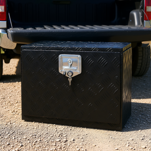 Boîte à outils en aluminium pour benne de camion, 24 pouces, robuste, étanche, avec fermeture à loquet, rangement extérieur pour pick-up et camping-car - Product Image 2