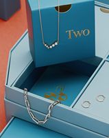 Boîte de calendrier de l'avent pour bijoux vide personnalisée de 24 jours, emballage à double tiroir avec miroir sur le dessus, boîte cadeau de Noël en papier recyclé