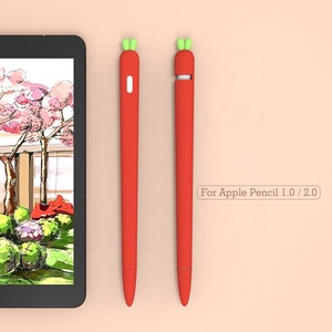 <span class=keywords><strong>Coque</strong></span> souple en silicone carotte pour <span class=keywords><strong>Apple</strong></span> <span class=keywords><strong>Pencil</strong></span> 1 <span class=keywords><strong>2</strong></span> Compatible pour iPad Tablet Touch Pen Stylet Housse de protection <span class=keywords><strong>Coque</strong></span> - Product Image 2