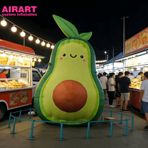 Peluche géante gonflable en forme d'avocat pour accessoires de scène, avocat <span class=keywords><strong>frais</strong></span> pour promotions, statue d'avocat - Product Image 6