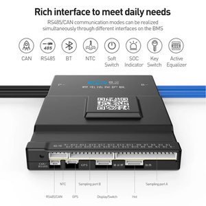 JK <span class=keywords><strong>BMS</strong></span> 60A 100A 150A 200A 300A <span class=keywords><strong>BMS</strong></span> con Balance Activo <span class=keywords><strong>4S</strong></span> 8S 16S 20S 24S JIKONG Smart <span class=keywords><strong>BMS</strong></span> 12V 24V 48V 72V para Baterías Lifepo4 Li-Ion LTO - Product Image 1