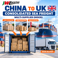Transitaire maritime Chine-Royaume-Uni pour les commandes multi-fournisseurs et la livraison consolidée porte-à-porte