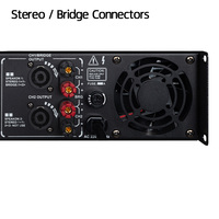 Amplificateur de puissance professionnel 2 canaux 800W pour des performances stables en discothèque, restaurant, salle de réunion, amplificateur F-2800