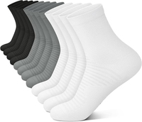 Chaussettes de course à compression personnalisées avec logo, soutien de la voûte plantaire, anti-ampoules, respirantes, chaussettes de course athlétiques