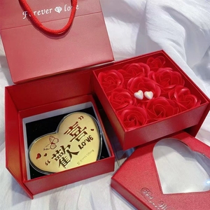 Dulce de San Valentín en Forma de Corazón de Oro Puro 999 para el Festival Qixi, Amor520 - Princesa del Corazón, ¡Que Te Hagas Rico! - Product Image 2
