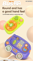 Jouet interactif musical pour enfants, mini bus urbain électrique avec volant, pour filles de 1 à 2 ans, jeu d'entraînement de la coordination œil-main