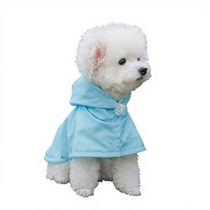 เสื้อกันฝนสำหรับสุนัขแบบใส ลายหัวใจ สำหรับสุนัขขนาดเล็ก/กลาง ใช้ได้ทุกฤดูใบไม้ผลิ-ฤดูร้อน เหมาะสำหรับวันฝนตก - Product Image 6
